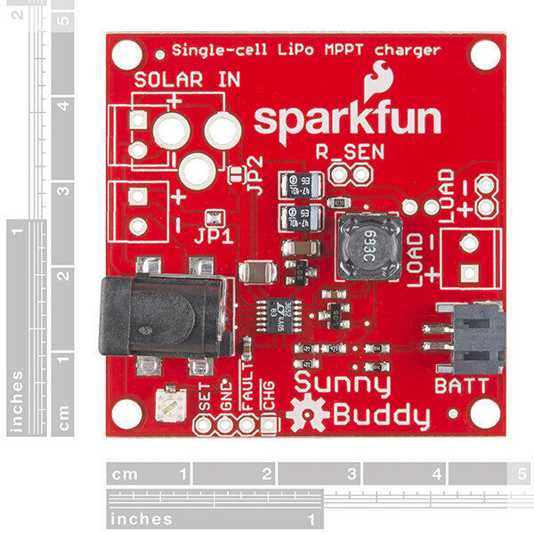 Saulės baterijos įkroviklis SparkFun Sunny Buddy - MPPT kaina ir informacija | Mechaniniai įrankiai | pigu.lt