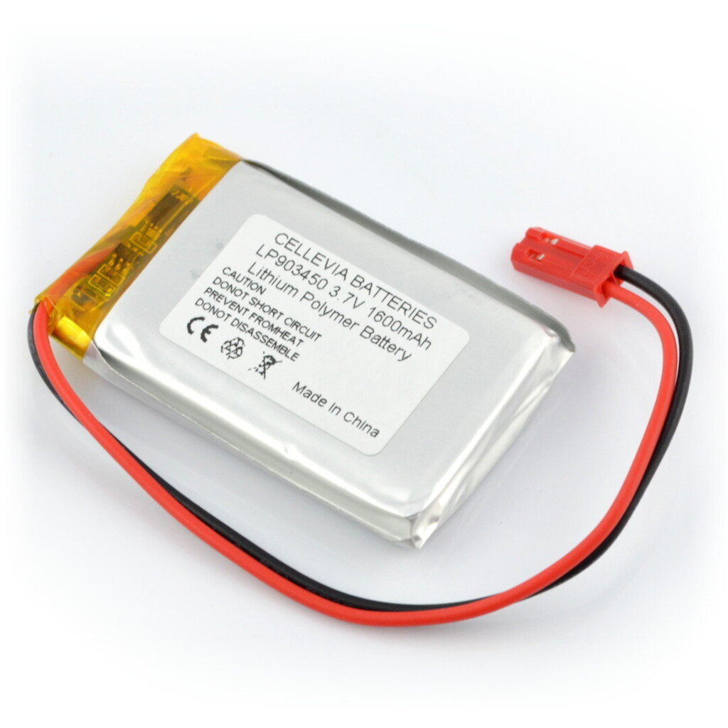 Akumuliatorius Cellevia Li-Pol 1600mAh 1S 3.7V kaina ir informacija | Akumuliatoriai | pigu.lt