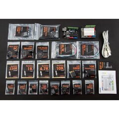 DFRobot Beginner Kit - Startinis Rinkinys Pradedančiajam kaina ir informacija | Atviro kodo elektronika | pigu.lt