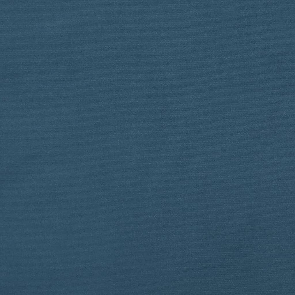 Lovos rėmas, Aksomas, 120x200cm, tamsiai mėlyna kaina ir informacija | Lovos | pigu.lt