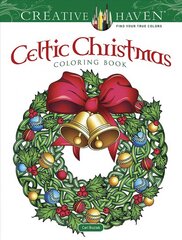 Creative Haven Celtic Christmas Coloring Book kaina ir informacija | Knygos mažiesiems | pigu.lt
