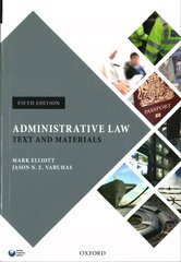 Administrative Law: Text and Materials 5th Revised edition цена и информация | Книги по экономике | pigu.lt