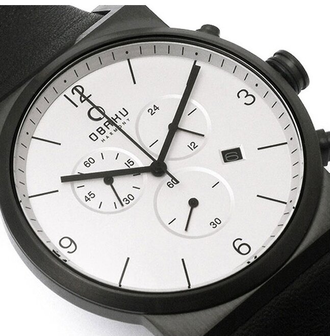 Vyriškas laikrodis Obaku Danija V125GBIRB цена и информация | Vyriški laikrodžiai | pigu.lt