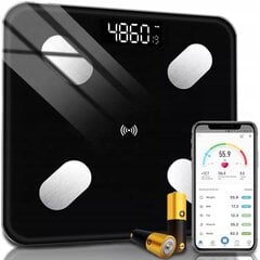 Bluetooth vonios kambario svarstyklės 180KG SMART + 17in1 цена и информация | Весы (бытовые) | pigu.lt