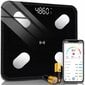 Bluetooth vonios kambario svarstyklės 180KG SMART + 17in1 kaina ir informacija | Svarstyklės (buitinės) | pigu.lt