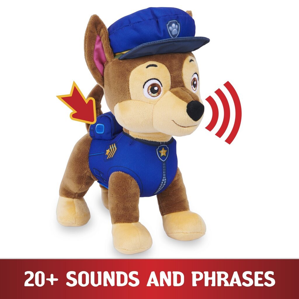 Pliušinis žaislas Chase Šunyčiai Patruliai (Paw Patrol) SpinMaster kaina ir informacija | Minkšti (pliušiniai) žaislai | pigu.lt