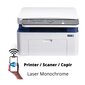 Xerox WorkCentre 3025V_BI MFP Wi-Fi Printer / Scaner / Copir Laser Monochrome kaina ir informacija | Spausdintuvai | pigu.lt