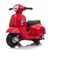 Vienvietis vaikiškas elektrinis motociklas Vespa, raudonas kaina ir informacija | Elektromobiliai vaikams | pigu.lt