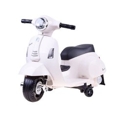 Vienvietis vaikiškas elektrinis motociklas Vespa, baltas цена и информация | Электромобили для детей | pigu.lt