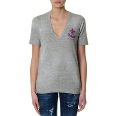 Dsquared2 женская футболка с декоративными дырками цена и информация | Женские футболки | pigu.lt