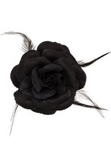 Prisegama gėlė, juoda kaina ir informacija | Karnavaliniai kostiumai | pigu.lt