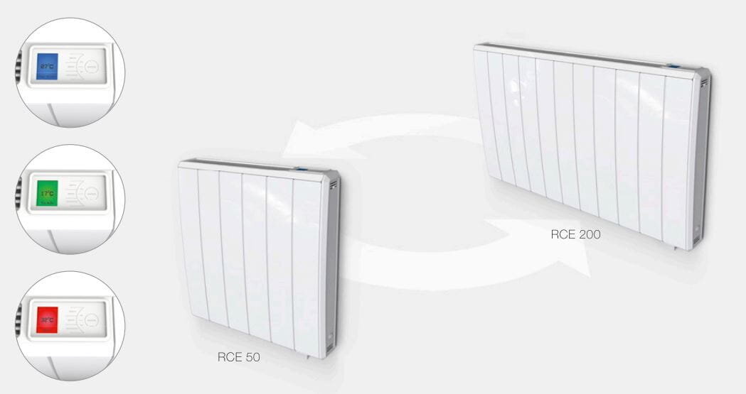 Elektrinis konvekcinis 1500W infraraudonųjų spindulių šildytuvas Dimplex RCE 150, baltas kaina ir informacija | Šildytuvai | pigu.lt