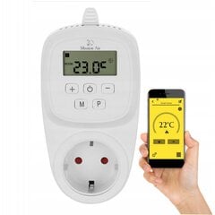 WIFI išmanusis elektrinio šildytuvo valdiklis - lizdo termostatas kaina ir informacija | Laikmačiai, termostatai | pigu.lt