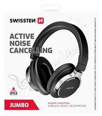 Swissten Jumbo ANC Wireless Bluetooth Наушники цена и информация | Теплая повязка на уши, черная | pigu.lt