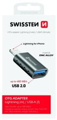 Adapteris Swissten OTG Lightning / USB kaina ir informacija | Adapteriai, USB šakotuvai | pigu.lt