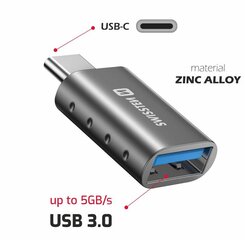 Swissten OTG Adapteris USB-C to USB 3.0 Savienojums цена и информация | Адаптеры, USB-разветвители | pigu.lt