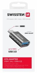 Swissten OTG Adapteris USB-C to USB 3.0 Savienojums цена и информация | Адаптеры, USB-разветвители | pigu.lt