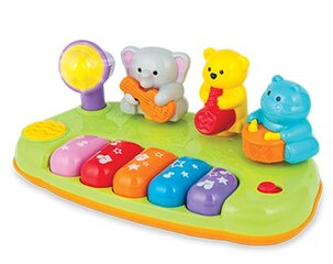 Музыкальная игрушка пианино Jungle Friends WinFun, 12 мес. цена и информация | Развивающие игрушки | pigu.lt