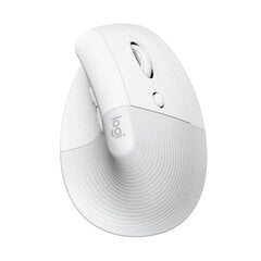 Logitech Lift Vertical Ergonomic for Mac, white - Wireless mouse kaina ir informacija | Pelės | pigu.lt