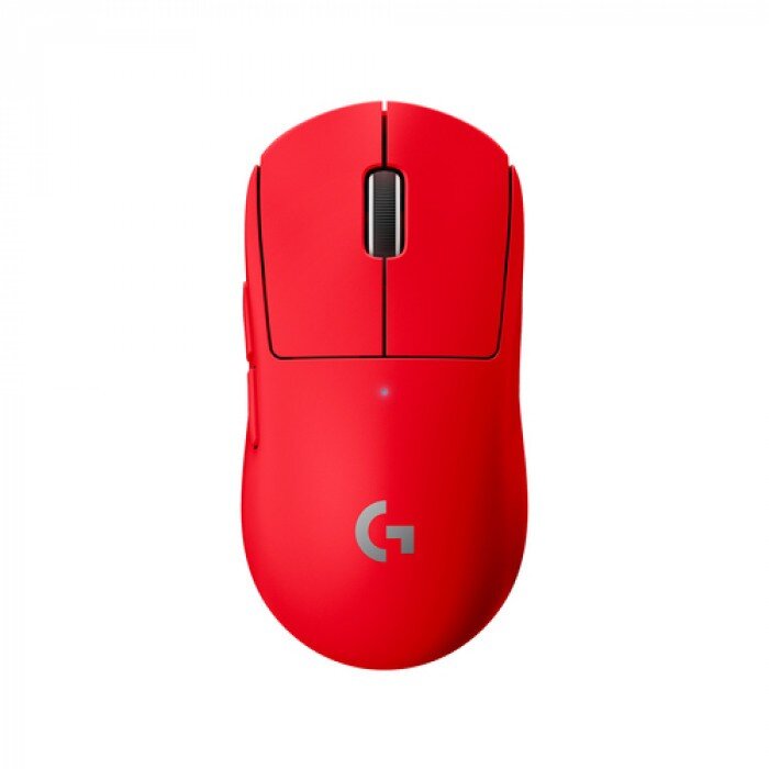 Logitech G Pro X, red - Wireless mouse цена и информация | Pelės | pigu.lt