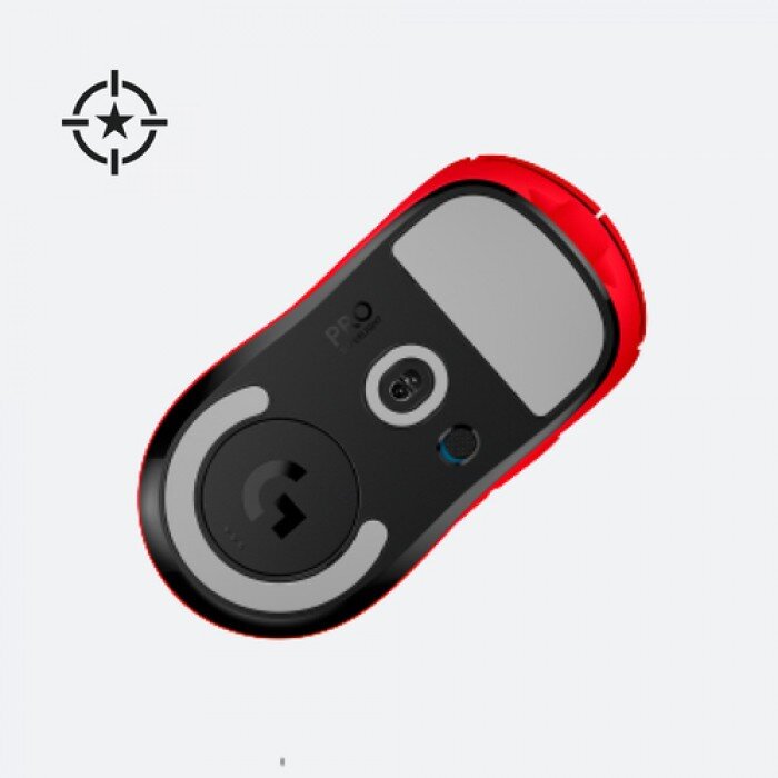 Logitech G Pro X, red - Wireless mouse kaina ir informacija | Pelės | pigu.lt