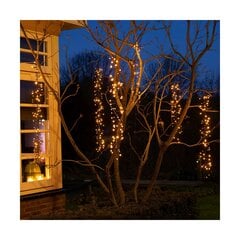 LED žibintai užuolaidoms kaina ir informacija | Kalėdinės dekoracijos | pigu.lt