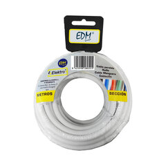 Кабель EDM 3 x 2,5 mm Белый 25 m цена и информация | Кабели и провода | pigu.lt