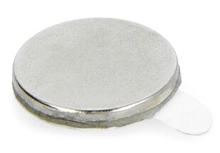 Apvalūs neodimio magnetai Calamit su lipniu sluoksniu N N35/Ni 10x1mm - 10 vnt kaina ir informacija | Atviro kodo elektronika | pigu.lt