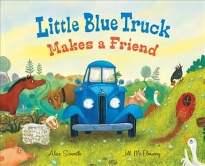 Little Blue Truck Makes a Friend: A Friendship Book for Kids цена и информация | Книги для самых маленьких | pigu.lt