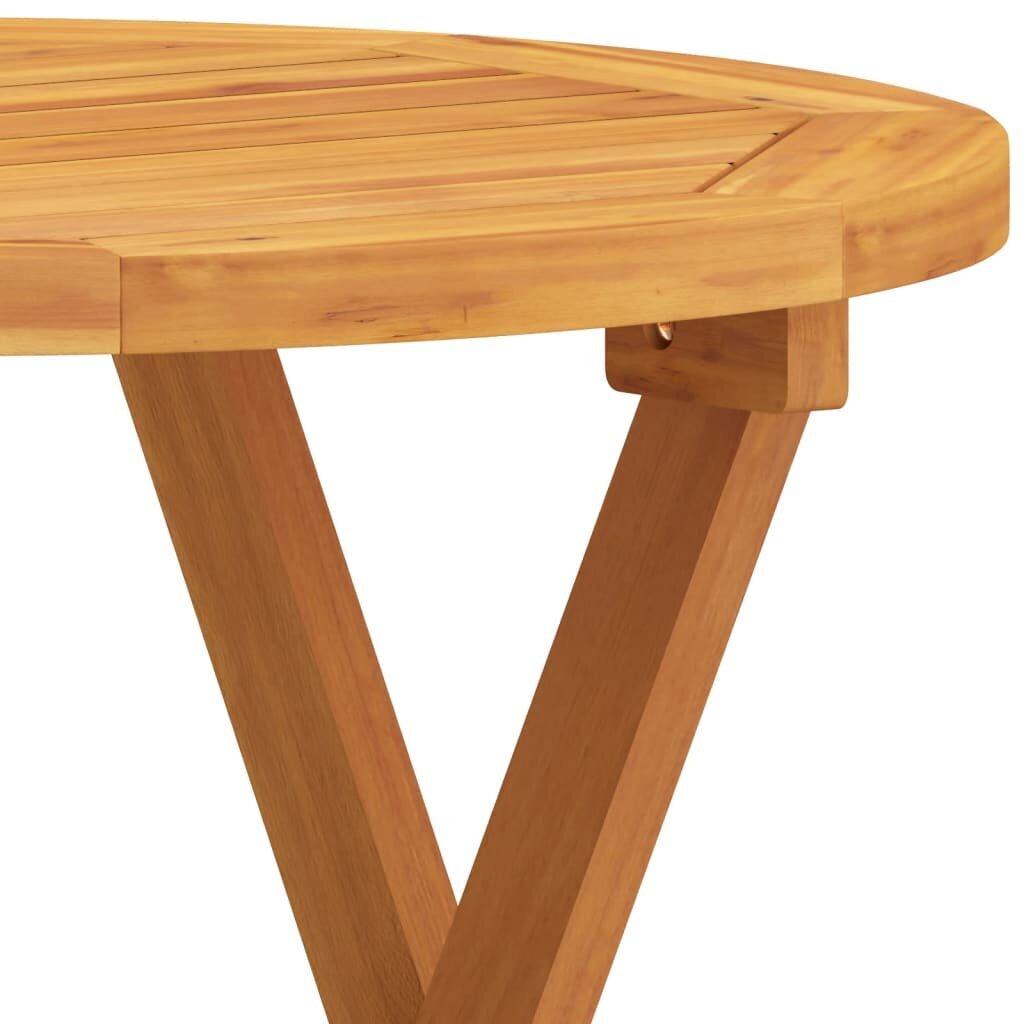 Bistro staliukas, Akacijos medienos masyvas, 46x47cm цена и информация | Lauko stalai, staliukai | pigu.lt