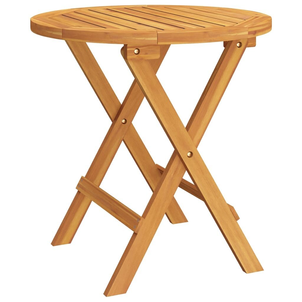 Bistro staliukas, Akacijos medienos masyvas, 46x47cm цена и информация | Lauko stalai, staliukai | pigu.lt