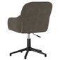 Pasukama biuro kėdė, tamsiai pilka, aksomas цена и информация | Biuro kėdės | pigu.lt