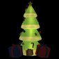 Pripučiama kalėdų eglutė su LED lemputėmis, 240cm kaina ir informacija | Dekoracijos šventėms | pigu.lt
