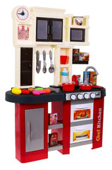 Žaislinė virtuvė su šaldytuvu 84 x 63 x 35 cm kaina ir informacija | Žaislai mergaitėms | pigu.lt