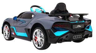 Детский электромобиль Bugatti Divo, серый цена и информация | Электромобили для детей | pigu.lt