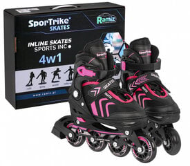 Трансформируемые роликовые коньки - Sport Trike, 31-34, розовый цена и информация | Ролики | pigu.lt