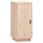 Šoninė spintelė vidaXL, Pušies medienos masyvas, 34x40x75cm kaina ir informacija | Svetainės spintelės | pigu.lt