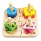 Kūrybinė veriama dėlionė Hape, E0411 kaina ir informacija | Žaislai kūdikiams | pigu.lt