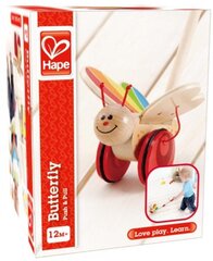 HAPE каталка- бабочка E0340 цена и информация | Игрушки для малышей | pigu.lt