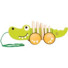 Medinis krokodilas Hape, E0348 kaina ir informacija | Žaislai kūdikiams | pigu.lt