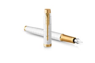 Перьевая ручка Parker IM Premium Pearl Medium GT цена и информация | Письменные принадлежности | pigu.lt