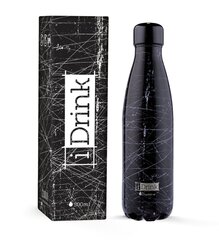 Termo gertuvė Itotal Grunge Black, 500 ml kaina ir informacija | Gertuvės | pigu.lt