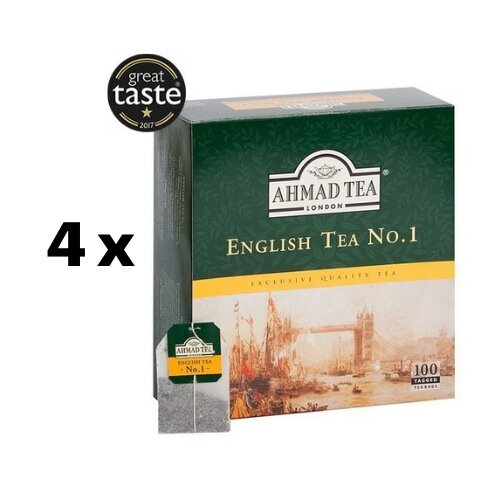 Ahmad English Tea No1 arbata, pakuotė 4 vnt. kaina ir informacija | Arbata | pigu.lt