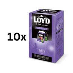 Чай черный Loyd Horeca line со вкусом лесных ягод, 20 х 2г, упаковка 10 шт. цена и информация | Чай | pigu.lt