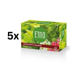 Травяной чай Etno Aksominis vakaras, 22 х 1,5 г, в упаковке 5 шт. цена и информация | Чай | pigu.lt
