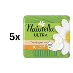 Higieniniai paketai NATURELLA Ultra Normal, 10 vnt. pakuotė 5 vnt. kaina ir informacija | Tamponai, higieniniai paketai, įklotai | pigu.lt