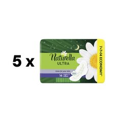 Гигиенические пакеты Naturella Ultra Night, 14 шт., упаковка 5 шт. цена и информация | Тампоны, гигиенические прокладки для критических дней, ежедневные прокладки | pigu.lt