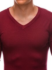 Мужской свитер Эдоти E206 темно-красный цена и информация | Мужской джемпер | pigu.lt