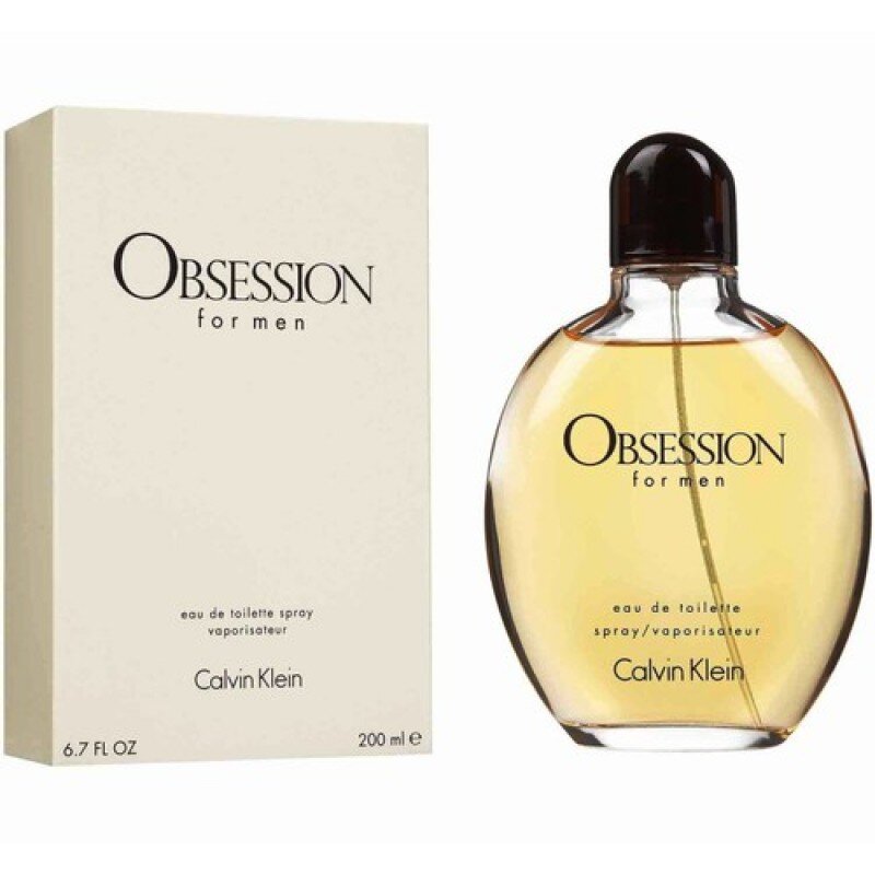 Tualetinis vanduo Calvin Klein Obsession for Men EDT vyrams, 200ml kaina ir informacija | Kvepalai vyrams | pigu.lt