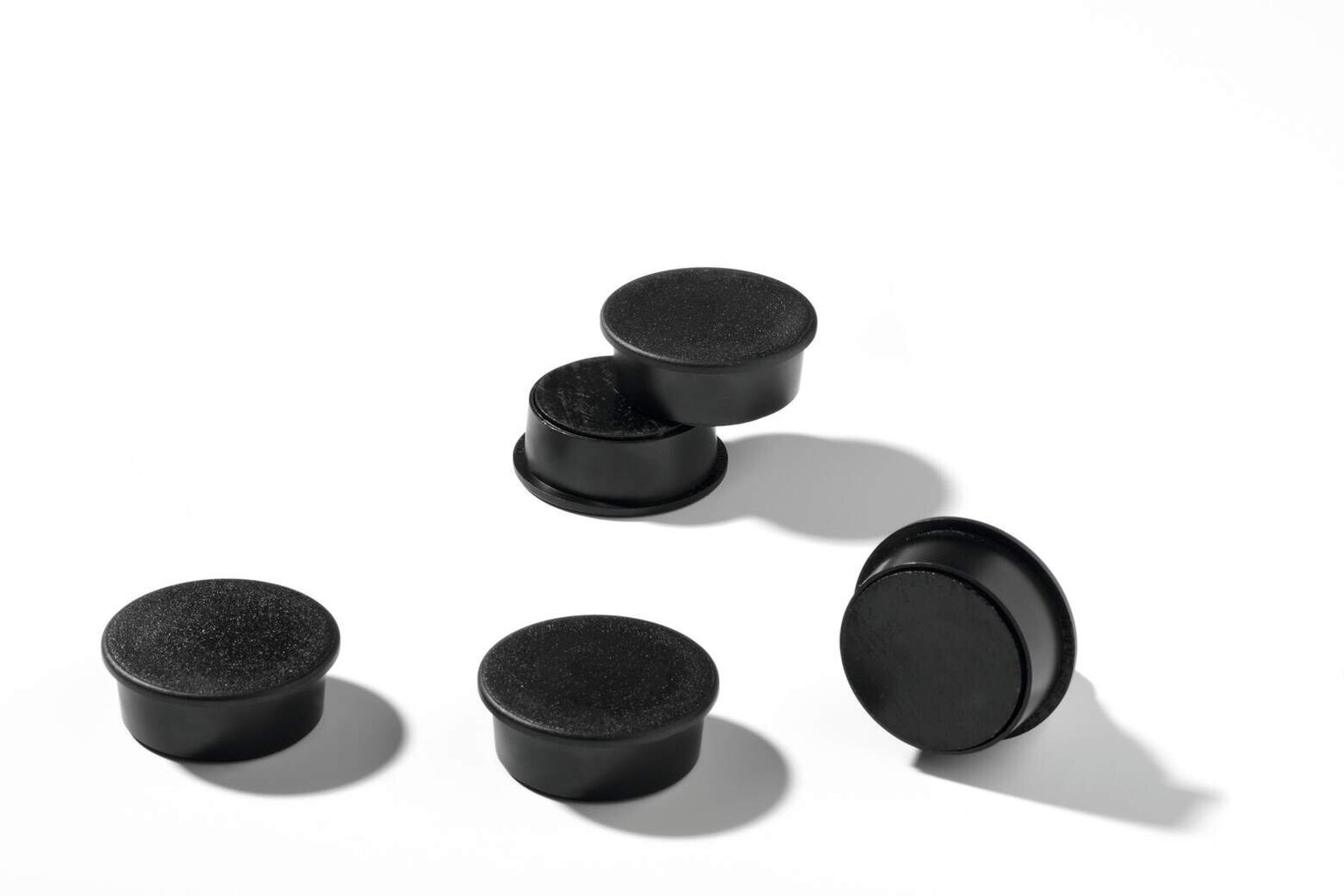 Durable magnetai juodi Ø37mm, 20vnt. цена и информация | Kanceliarinės prekės | pigu.lt